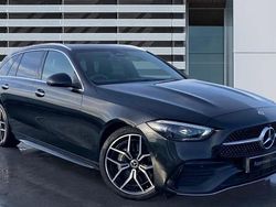 Black Used 2022 Mercedes C220 AMG Line Premium Plus Estate | £30,667 (Fair price)