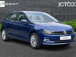 Blue Used 2018 VW Polo SEL Hatchback | £11,750 (Fair price)