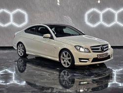 White Used 2012 Mercedes C180 AMG Coupe | £6,495 (Fair price)