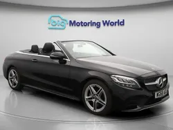 Black Used 2018 Mercedes C200 AMG line Cabriolet | £18,500 (Fair price)