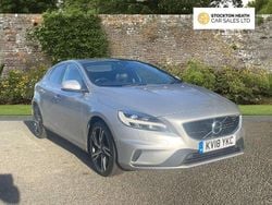 Silver Used 2018 Volvo V40 R-Design Pro Hatchback | £9,495 (Good price)