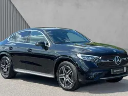 Black Used 2024 Mercedes GLC300e AMG line Coupe | £52,003 (Expensive)