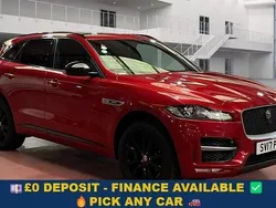 Red Used 2017 Jaguar F-Pace R-Sport SUV | £15,849 (Fair price)
