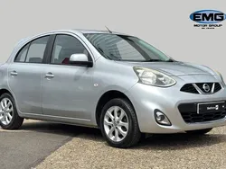 Silver Used 2014 Nissan Micra Acenta Hatchback | £7,450 (Fair price)