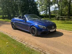 Blue Used 2020 Mercedes C63S AMG Premium Plus Cabriolet | £51,950 (Fair price)