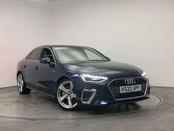 Blue Used 2022 Audi A4 S-Line Sedan | £23,300 (Good price)