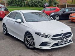 White Used 2020 Mercedes A200 AMG line Sedan | £16,999 (Fair price)