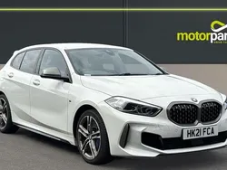 Alpine white gloss Used 2021 BMW M135 Comfort Edition Hatchback | £23,500 (Good price)