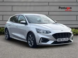 Silver Used 2020 Ford Focus ST-Line Hatchback | £13,495 (Fair price)