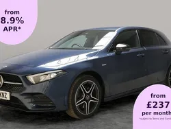 Blue Used 2021 Mercedes A250 AMG line Hatchback | £16,629 (Fair price)