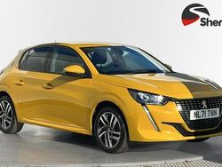 Yellow Used 2021 Peugeot 208 Allure Hatchback | £12,699 (Fair price)