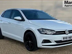 White Used 2018 VW Polo SE Hatchback | £9,182 (Fair price)