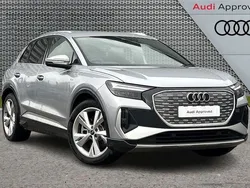 Silver Used 2024 Audi Q4 e-tron S-Line SUV | £34,490 (Good price)