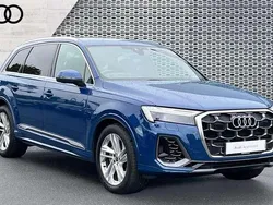 Blue Used 2025 Audi Q7 S-Line SUV | £55,999 (Expensive)