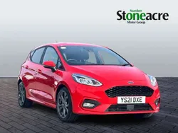 Red Used 2021 Ford Fiesta ST-Line Hatchback | £11,490 (Fair price)