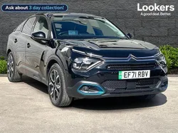 Black Used 2022 Citroën e-C4 Shine Hatchback | £12,299 (Fair price)