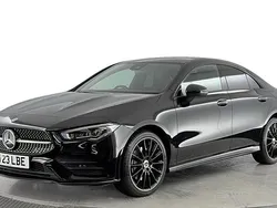 Black Used 2023 Mercedes CLA250e AMG Line Premium Plus Sedan | £25,920 (Fair price)
