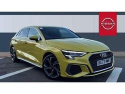 Yellow Used 2022 Audi A3 S-Line Hatchback | £19,807 (Fair price)