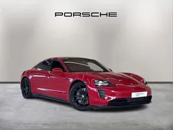 Red Used 2022 Porsche Taycan Sedan | £68,995 (Expensive)