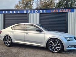 Silver Used 2017 Skoda Superb SportLine Hatchback | £11,995 (Fair price)