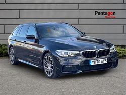 Black Used 2020 BMW 520 M Sport Estate | £28,521 (Expensive)