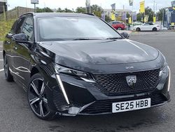 Special metallic nera black New 2025 Peugeot 308 GTi Estate | £26,498