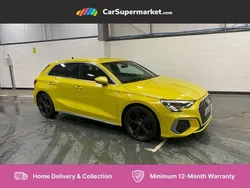 Yellow Used 2021 Audi A3 S-Line Hatchback | £18,197 (Fair price)