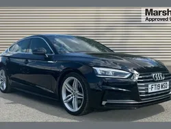 Black Used 2019 Audi A5 Sportback S-Line Hatchback | £18,141 (Good price)
