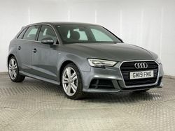 Grey Used 2019 Audi A3 Sportback S-Line Hatchback | £15,945 (Fair price)