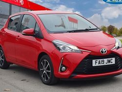 Red Used 2019 Toyota Yaris Hatchback | £10,499 (Fair price)