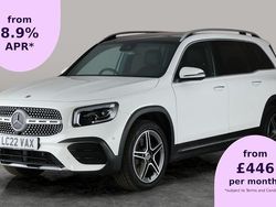 White Used 2022 Mercedes GLB220 AMG line SUV | £29,506 (Fair price)