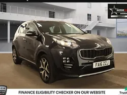 Black Used 2016 Kia Sportage GT-Line SUV | £10,590 (Good price)