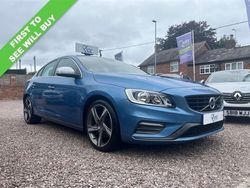Blue Used 2014 Volvo S60 R-Design Sedan | £8,995 (Expensive)