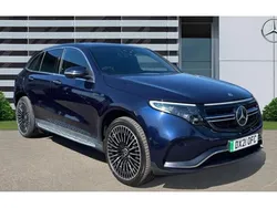 Blue Used 2021 Mercedes EQC400 AMG Line Premium Plus SUV | £28,128 (Expensive)