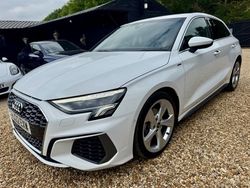 White Used 2022 Audi A3 Sportback S-Line Hatchback | £20,995 (A bit pricey)