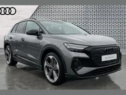 Grey Used 2024 Audi Q4 e-tron Black Edition SUV | £38,309 (Super price)
