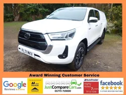 White Used 2021 Toyota HiLux Pickup | £21,650 (Fair price)