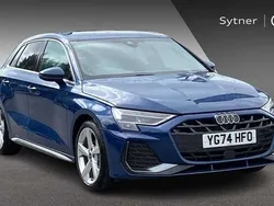 Blue Used 2024 Audi A3 S-Line Hatchback | £31,000 (Expensive)