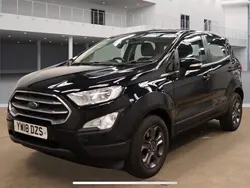 Black Used 2018 Ford Ecosport Zetec SUV | £8,595 (Fair price)