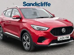 Tri coat dynamic red Used 2022 MG ZS Excite Sedan | £13,367 (Fair price)