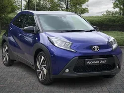 Juniper blue bitone Used 2023 Toyota Aygo Hatchback | £13,200 (Fair price)