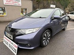 Blue Used 2014 Honda Civic SR Estate | £5,695 (Fair price)
