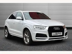 Glacier white Used 2018 Audi Q3 S-Line SUV | £16,995 (Good price)