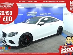 White Used 2018 Mercedes E220 AMG line Coupe | £20,499 (Fair price)