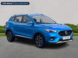 Blue Used 2022 MG ZS Exclusive Sedan | £13,850 (Fair price)