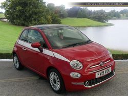Red Used 2019 Fiat 500 Lounge Hatchback | £7,500 (Fair price)