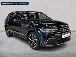 Black Used 2024 VW Tiguan Allspace R-line SUV | £33,199 (Expensive)