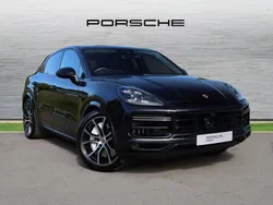 Jet black metallic Used 2021 Porsche Cayenne Turbo SUV | £68,500