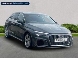 Grey Used 2021 Audi A3 S-Line Hatchback | £18,666 (Fair price)