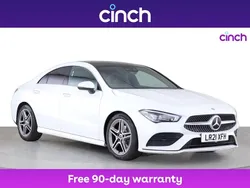 White Used 2021 Mercedes CLA180 AMG Line Premium Plus Sedan | £23,149 (Fair price)